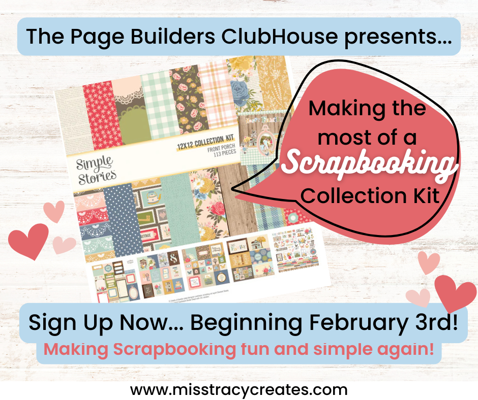 Page Builders ClubHouse Membership with Miss Tracy Creates