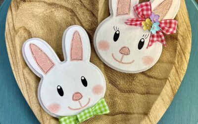 DIY Bunny Napkin Art