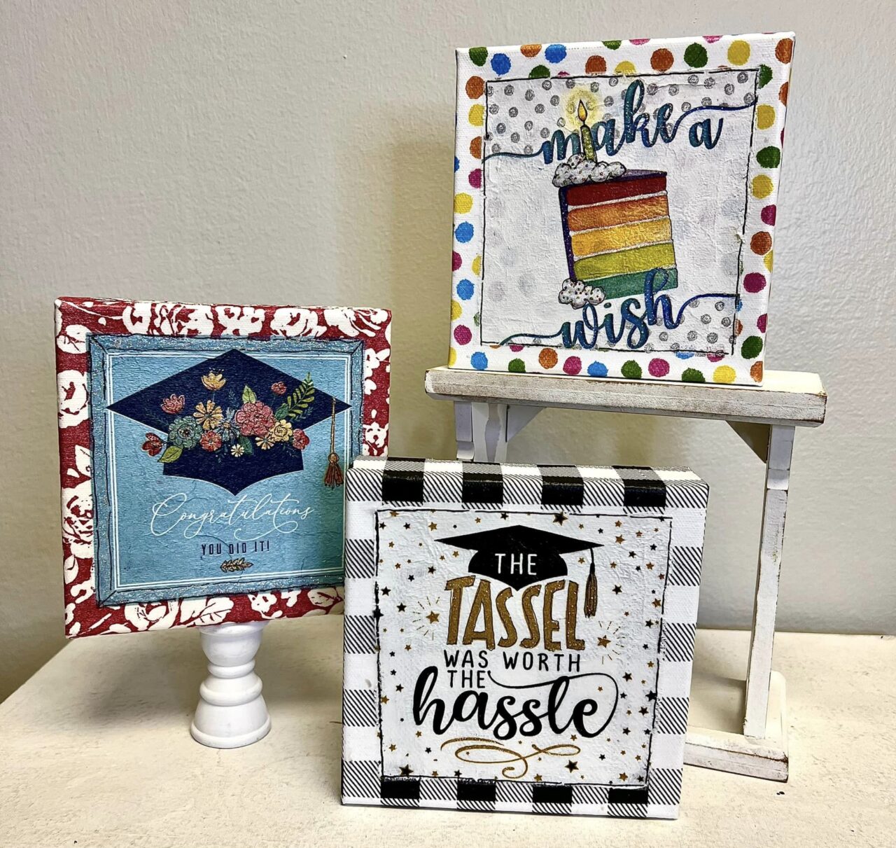 DIY Gift Bag Canvas Miss Tracy Creates