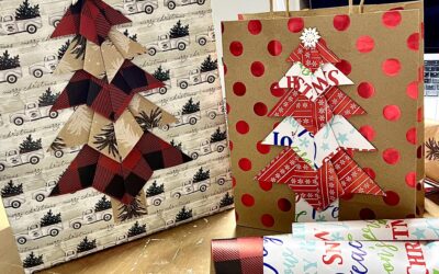 Wrapping Paper Trees