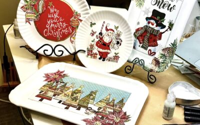 Christmas Plates and Trays
