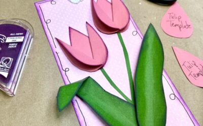 Paper Tulips Tag