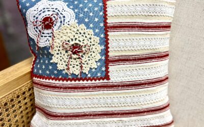 Create a Festive No-Sew American Flag Pillow