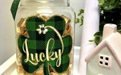 “Lucky” Napkinized Jars