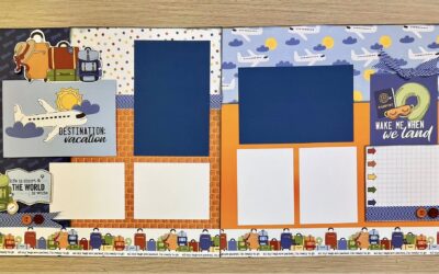 Easy Travel Scrapbook Layout Tutorial