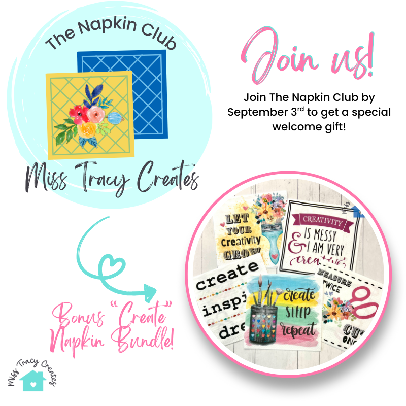 The Napkin Club + “Create” Mini Bundle The Napkin Club + “Create” Mini Bundle
