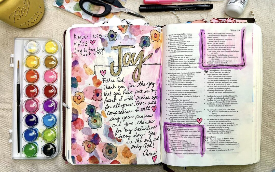 Faith Journaling with Watercolor & Napkin Art 