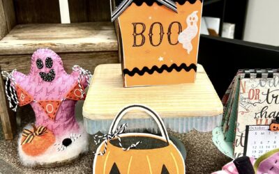 Halloween Napkin Art Projects: Treat Packaging & Scrapbook Layout Ideas