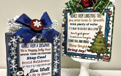 DIY Holiday Canvas Art: Advice from a Snowman & Christmas Tree Craft Tutorial