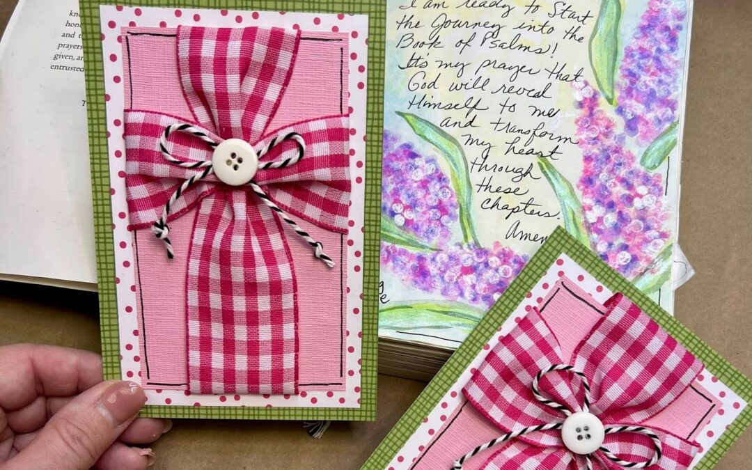 DIY Ribbon Cross Bookmark