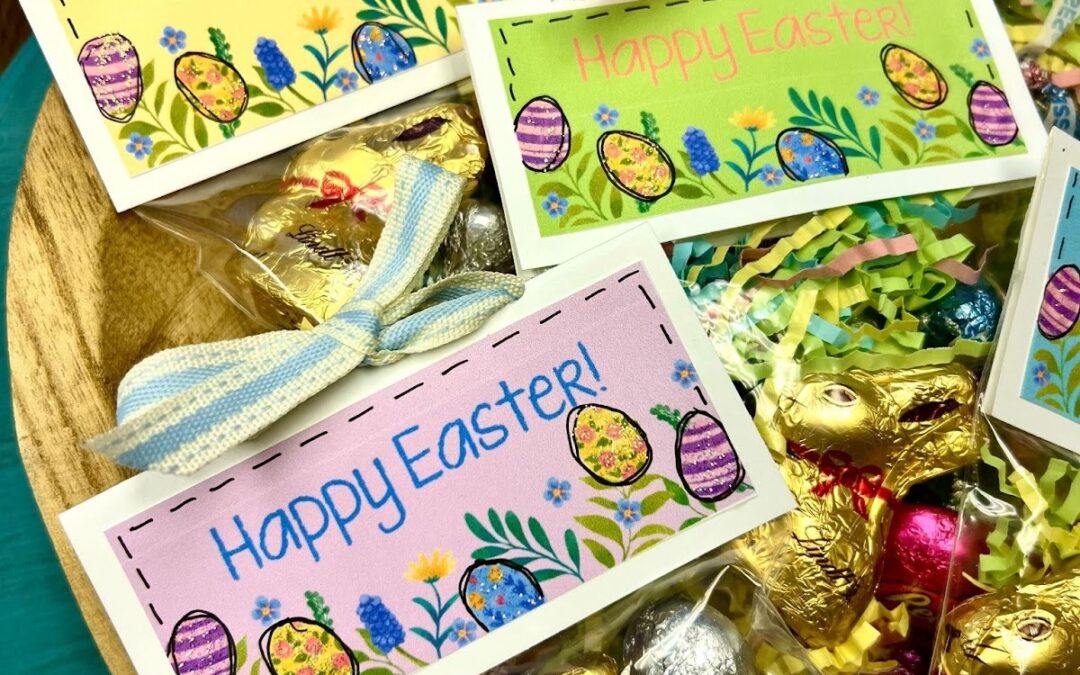 Easy Easter Treat Bag Toppers with a Free Printable