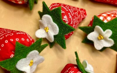 How to Make Fabric Strawberries: Easy Hand-Stitched Strawberry Craft Tutorial