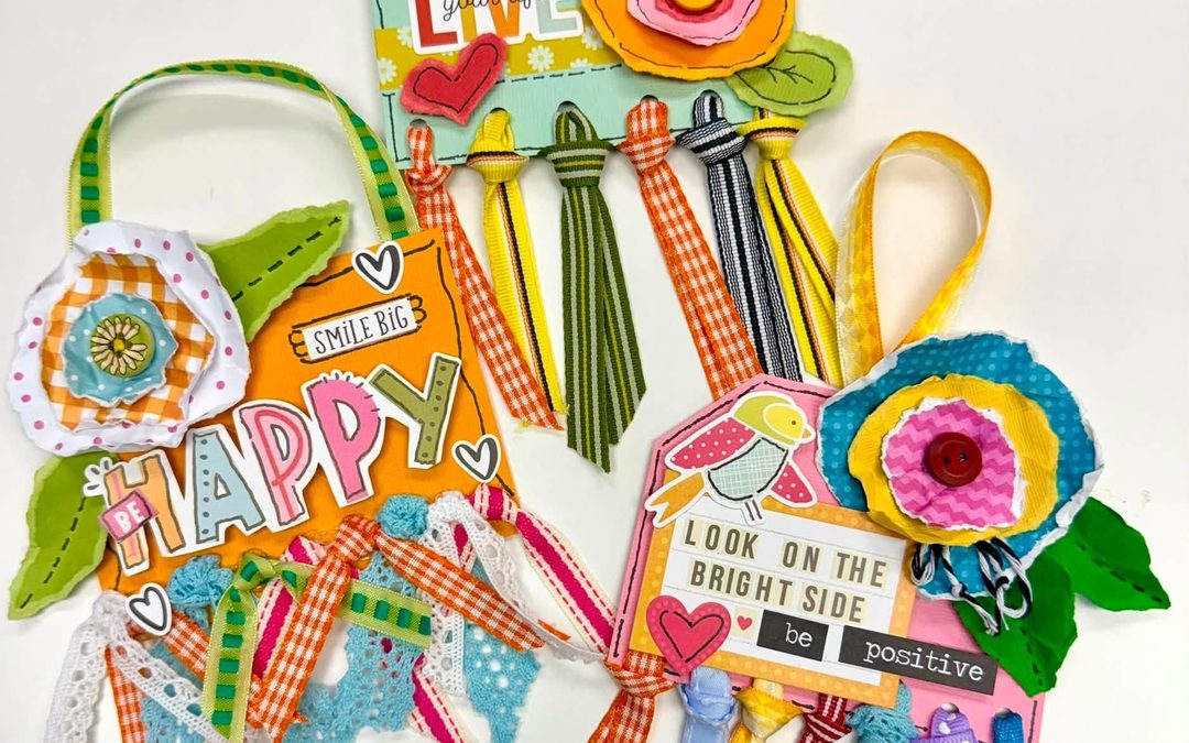 Scrap Happy Tags: Easy Paper Craft Using Ribbon, Stickers & Paper Scraps